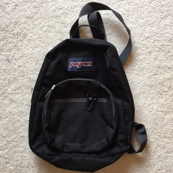 mini black jansport backpack